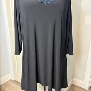 R&M Richards Elegant Black Dress Plus Size 2Xl K